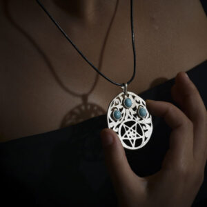 Colier étoile turquoise