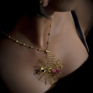 Collier toile d'araignée
