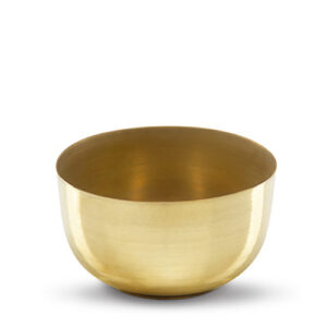 Bol doré en cuivre