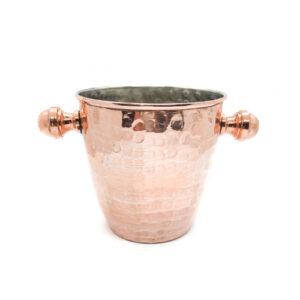 Mini seau à glace en cuivre martelé