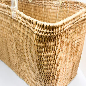 Panier rectangulaire PM en jonc tressé 16*23