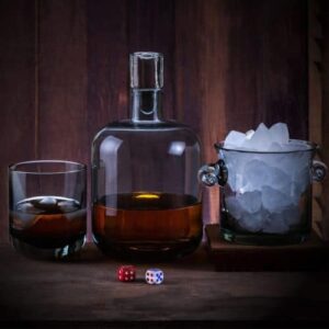 Set à Whisky en verre soufflé