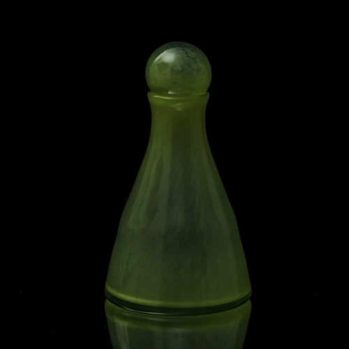 Service carafe + bouchon + 6 verres plats vert opaque – Image 3